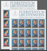 🇱🇮 1984 SÉRIE ** « HANS-ADAM & MARIE « (LBK 129.00)